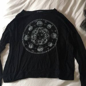 Brandy Melville black long sleeve shirt